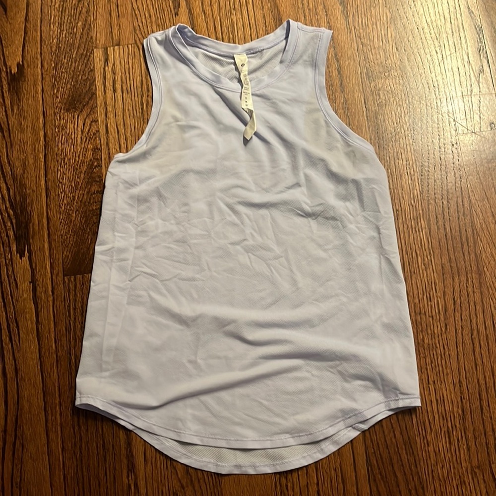 This is the Fast and Free Race Length Tank Top fro Lululemon in exclusive color